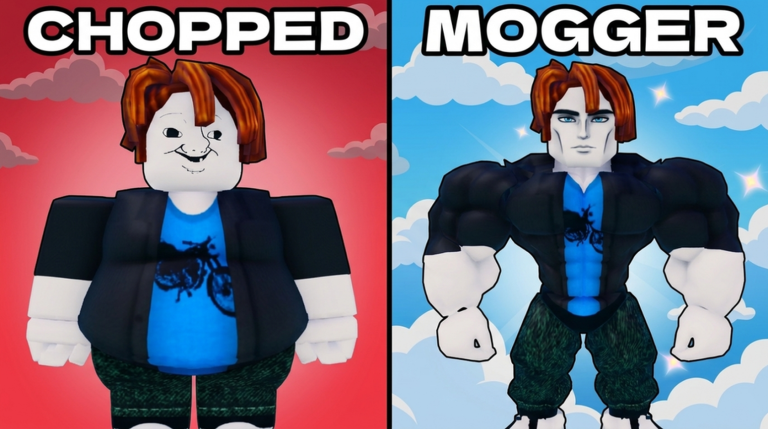 Official +1 Mog Evolution media showing Chopped and Mogger labels